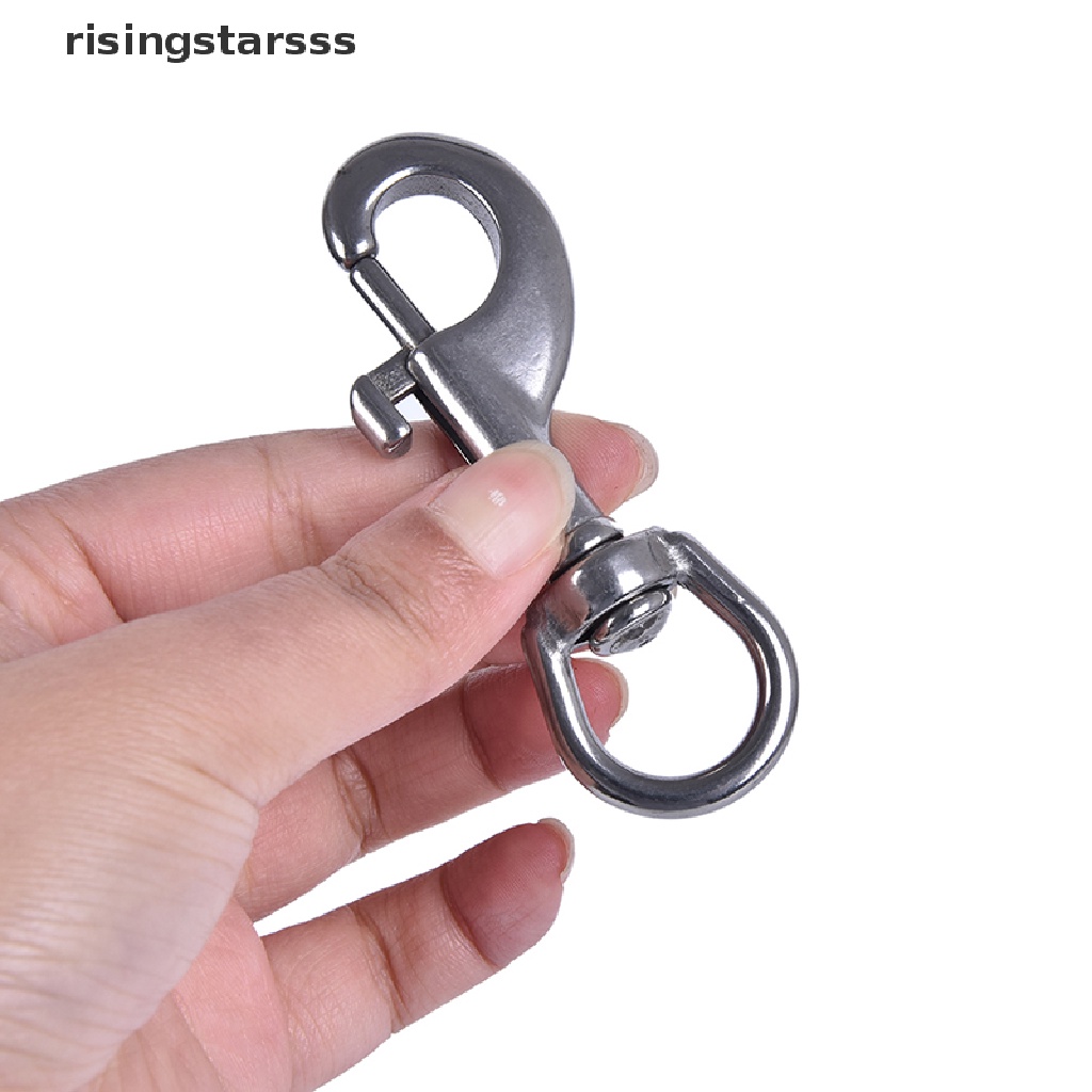 Rsid Span-new Stainless Steel Baut Snap Hook Clip Diving Singel Hook BCD Aksesoris Tools Jelly