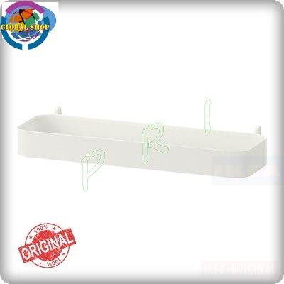 

Rak aksesoris papan berlubang pegboard tempat pulpen pensil ATK, putih ikeea ori