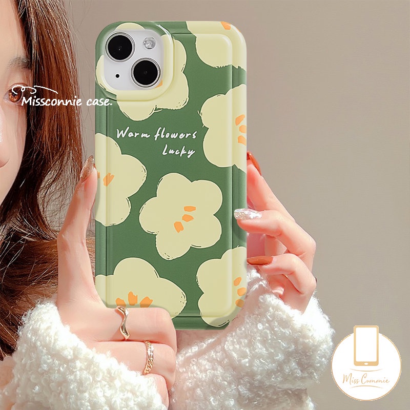 Fresh Flower Airbag Case Oppo A17 A95 A15 A57 A16 A7 A74 A12 A16s A77 A54 A5 A76 A96 A3s A9 A77s A5s A53 A31 A55 Reno 4F 5a1k A16K A17K A92 A16E A52 Romance Butterfly Soft Cover