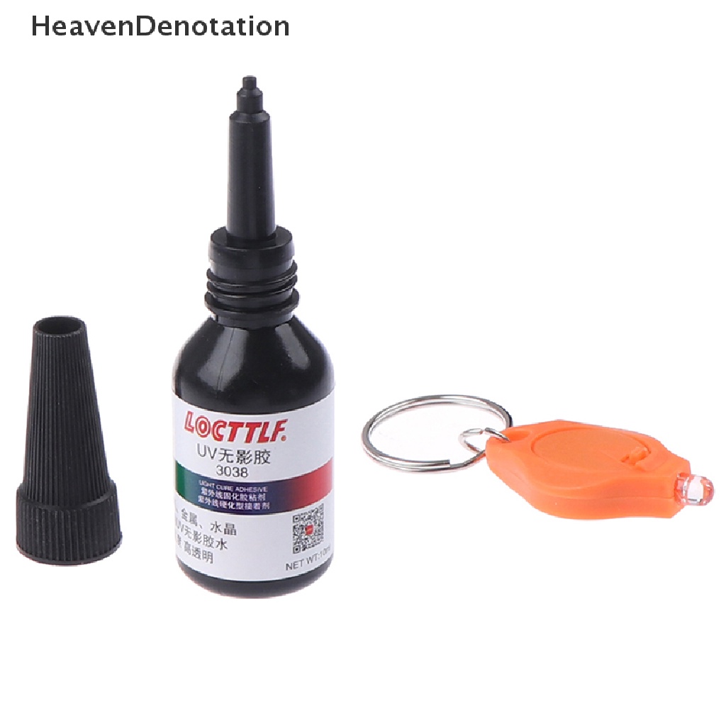 [HeavenDenotation] 10ml UV Glue Curing Adhesive Lem Cairan Perbaikan Kaca Kristal Transparan HDV