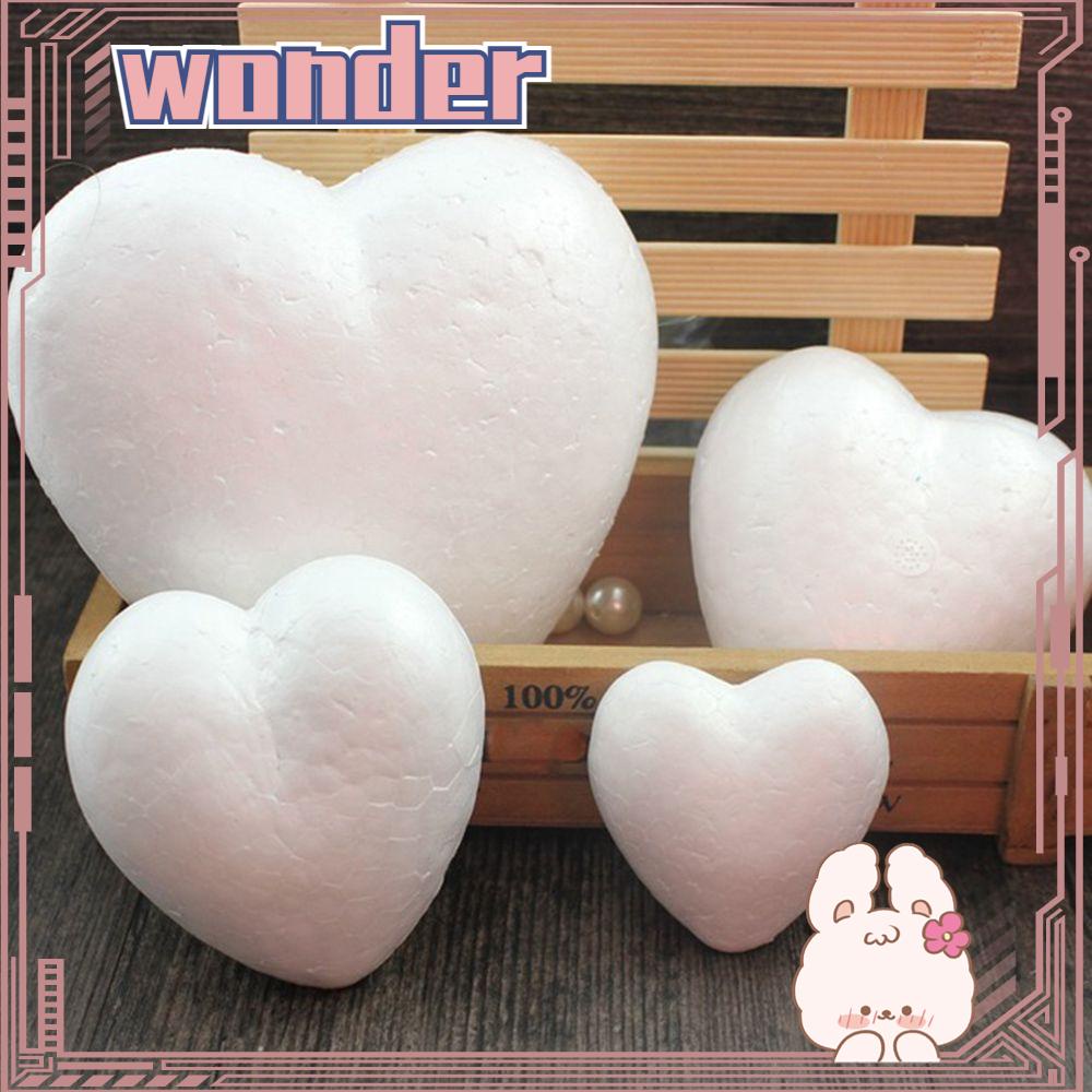 Wonder6/8.5 /10/15cm Cetakan Busa Hati Bola Mainan Anak Nikmat Modelling Polystyrene Styrofoam