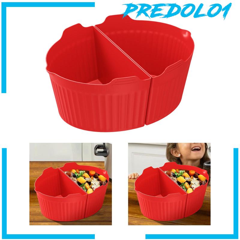 [Predolo1] Slow Cooker Silicone Insert Anti Bocor Mudah Dibersihkan Slow Cooker Divider