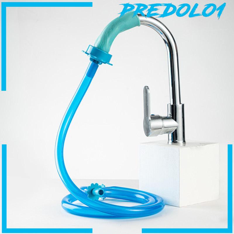 [Predolo1] Pets Shower Hose Silicone Bathtub Pet Rinser Untuk Di Dalam Ruangan Membilas Sayuran