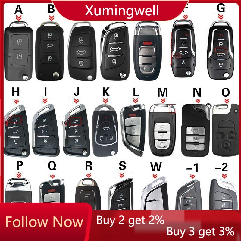 Xuming Key Chain Key Case Penutup Case Kunci Departemen Mobil