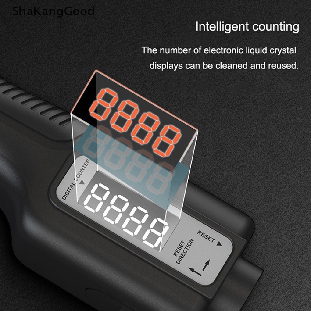 Skid 100kg Adjustable Heavy Grip Fitness Elektronik Counter Hand Grip Pergelangan Tangan Meningkatkan Kekuatan Spring Finger Adjustable SKK