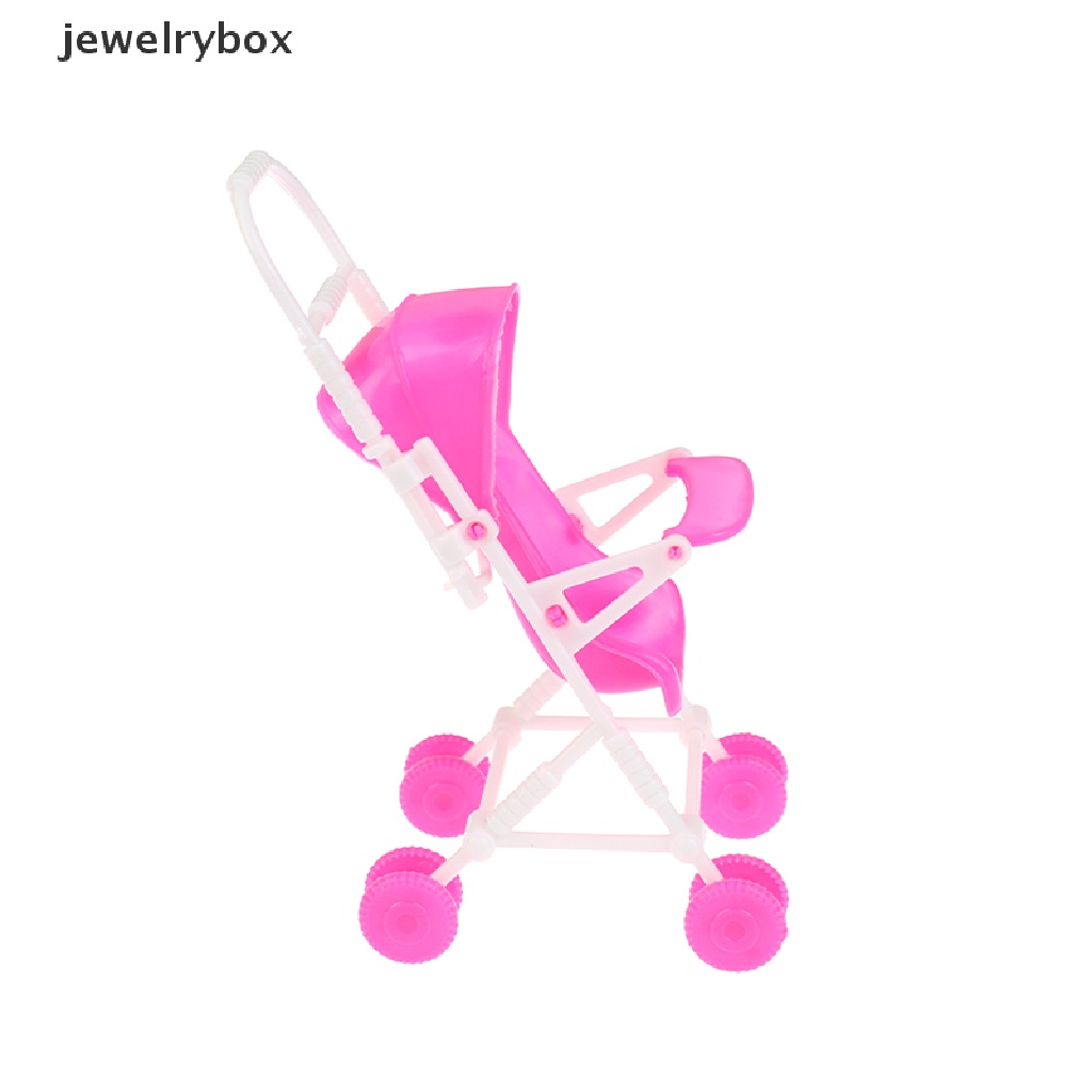 [jewelrybox] 1pc Dekorasi Pemandangan Rumah Boneka 12 cm Boneka Bayi cradle cart Aksesoris Butik