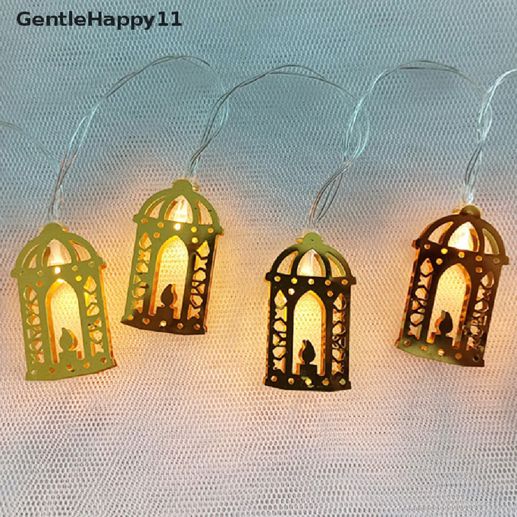 Gentlehappy Ramadhan Idul Fitri Lampu Hias LED USB Keluarga Meriah Pesta Fairy Lights Ulang Tahun id