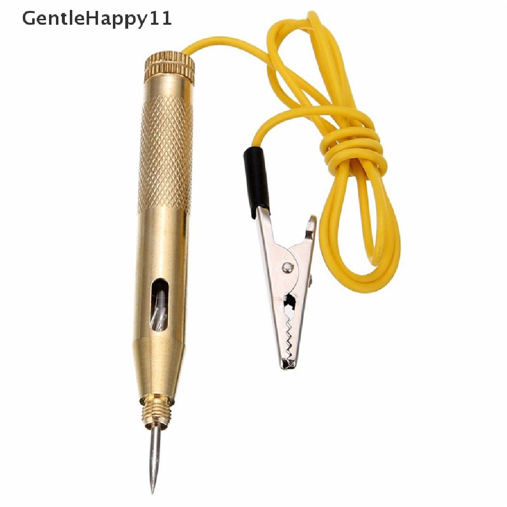 Gentlehappy 6V-12V Tester Lampu Mobil Otomotif Tester Listrik Test Lamp Probe Repair 6-12v Mobil Auto Voltage Circuit Electrical Tester Test Pen Pensil Dengan Probe Lampu Mobil Otomatis