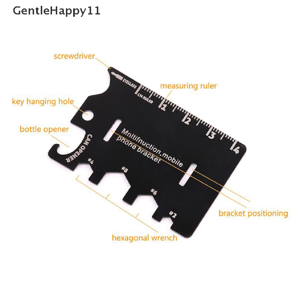 Gentlehappy 1Pc Kunci Obeng Pembuka Botol Kartu Mini Handphone Lipat id