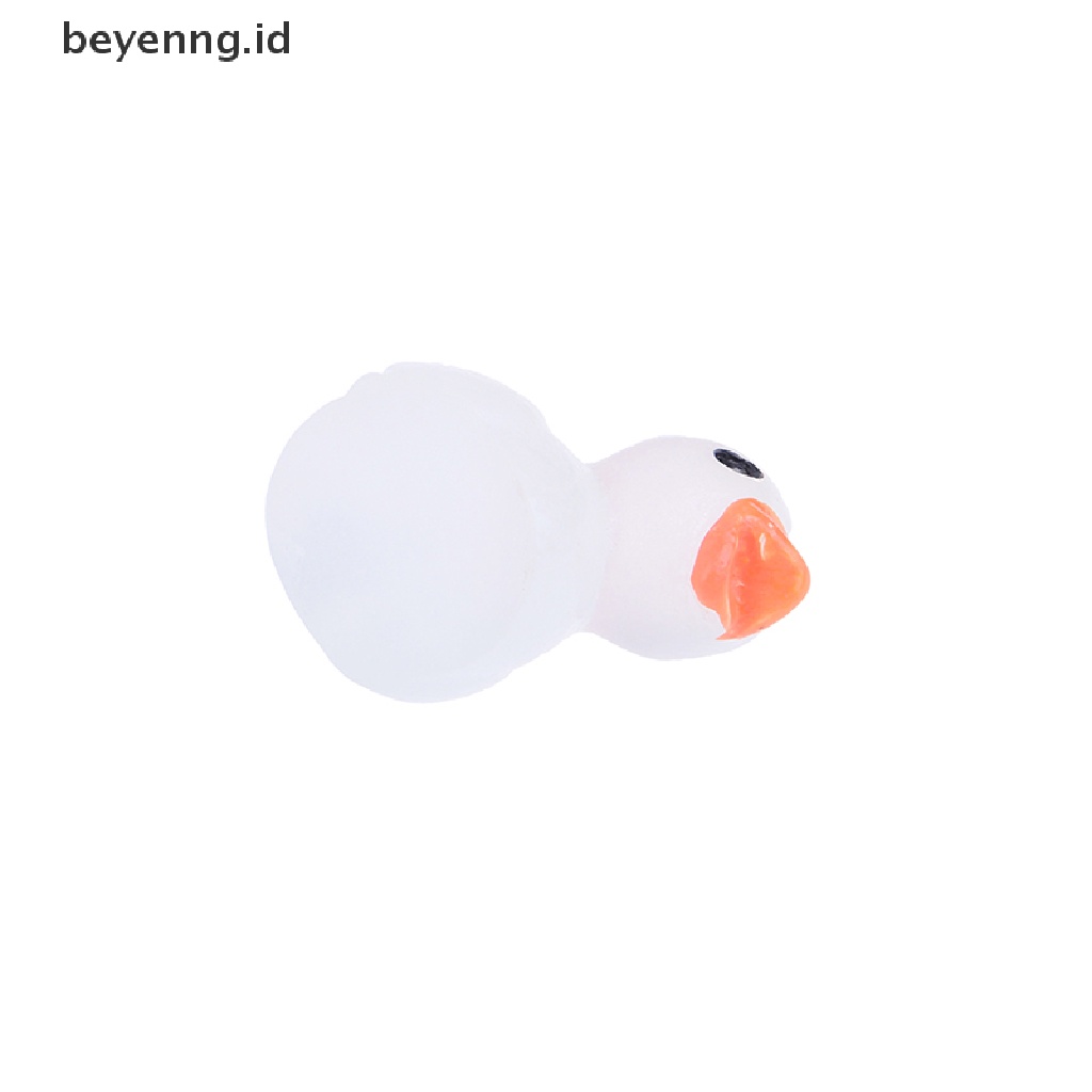 Beyen 20Pcs Bebek Resin Bercahaya Mini Glow In The Dark Miniatur Ornamen Bebek Kecil ID