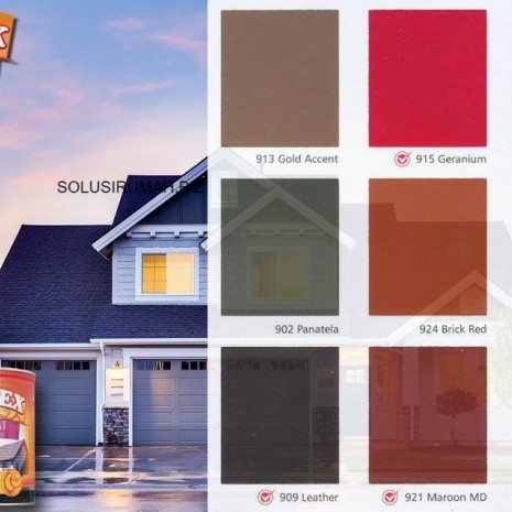 CAT gENTENG 1KG repack roof paint kaleng kecil rufcoat wATER BASE 1 kg bagus