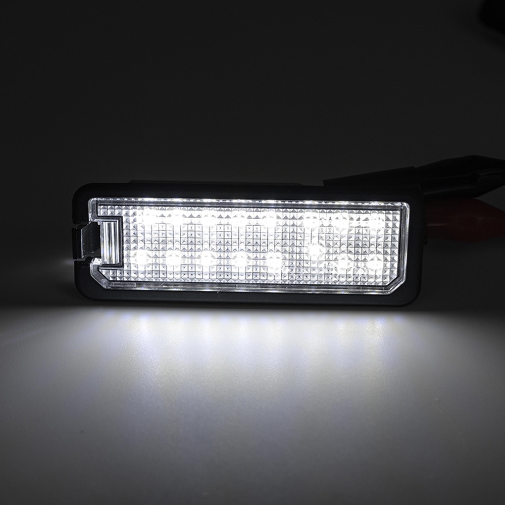 2pcs Lampu Plat Nomor LED Plat Lampu Untuk VW Amarok Passat Golf Kumbang Baru Polo Scirocco EOS Kursi Leon Toledo