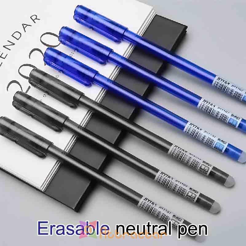 

✨In Stock 0.5mm Dihapus Pena Netral Siswa Peralatan Kantor Alat Tulis Termal Dihapus Pena-AT