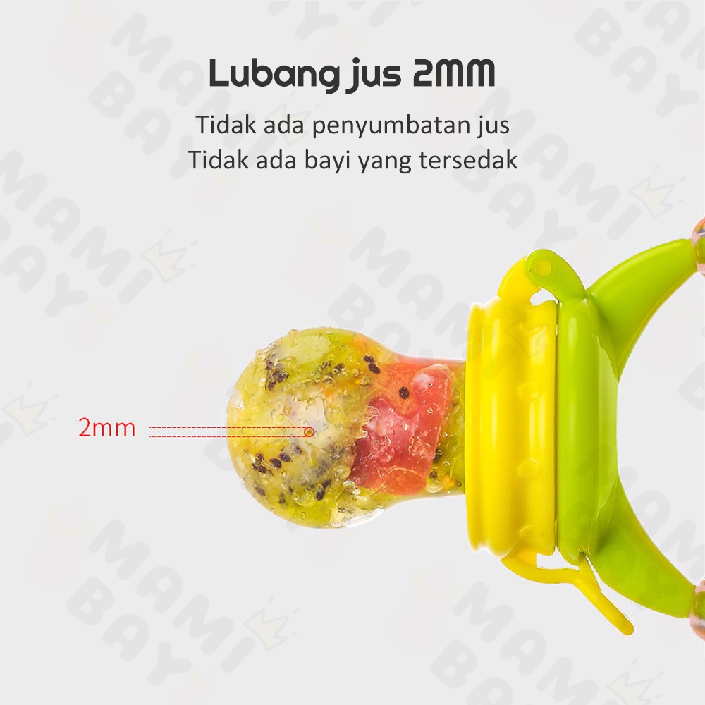 Mamibayi Baby Fruit Feeder Dot Empeng Bayi Buah Gigitan Bayi