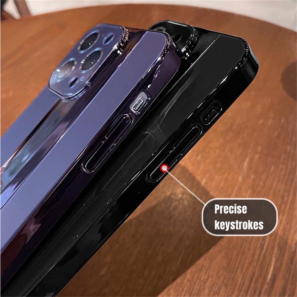 Metal Kamera Perlindungan Lensa iPhone 14 Pro Max Case14 Plus Case iPhone 13 Pro Max Premium Merek Porsche shockproof Pelindung hard back cover