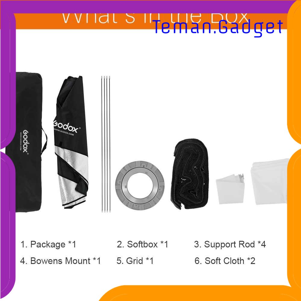 TG - KMR Godox Softbox Rectangular Honeycomb Grid 30x120cm - SB-FW-30120