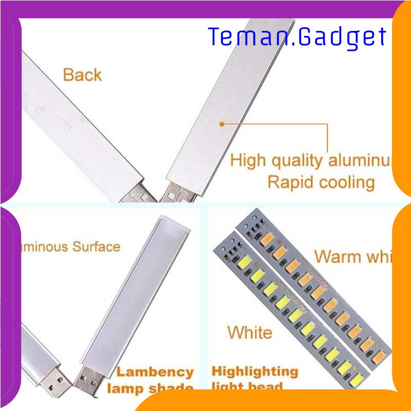 TG - LMP ZHMZH Lampu Baca Mini LED Strip Portable Warm White USB 12W 5V - JML-LV22