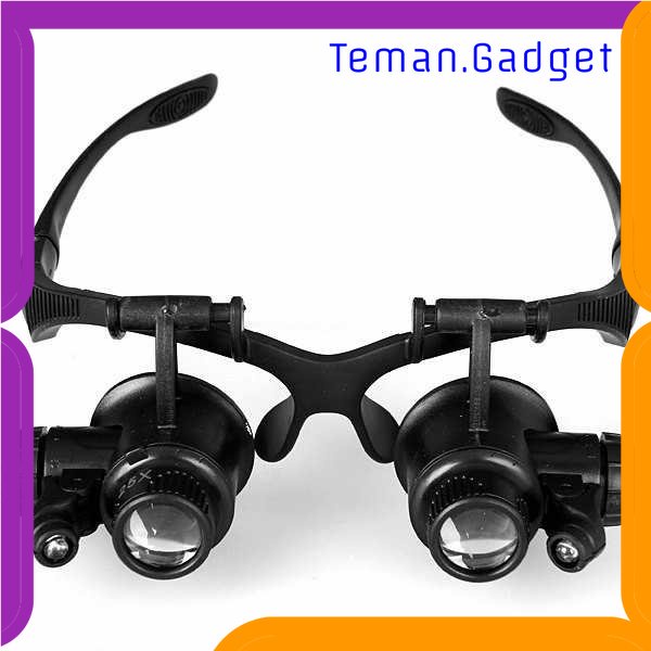 TG - ATK ZEAST Kacamata Pembesar 25x Magnifier dengan 2 LED - 9892GJ