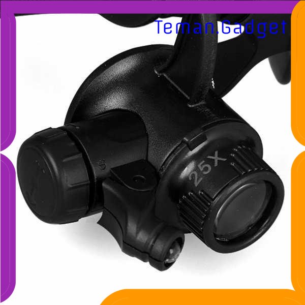 TG - ATK ZEAST Kacamata Pembesar 25x Magnifier dengan 2 LED - 9892GJ