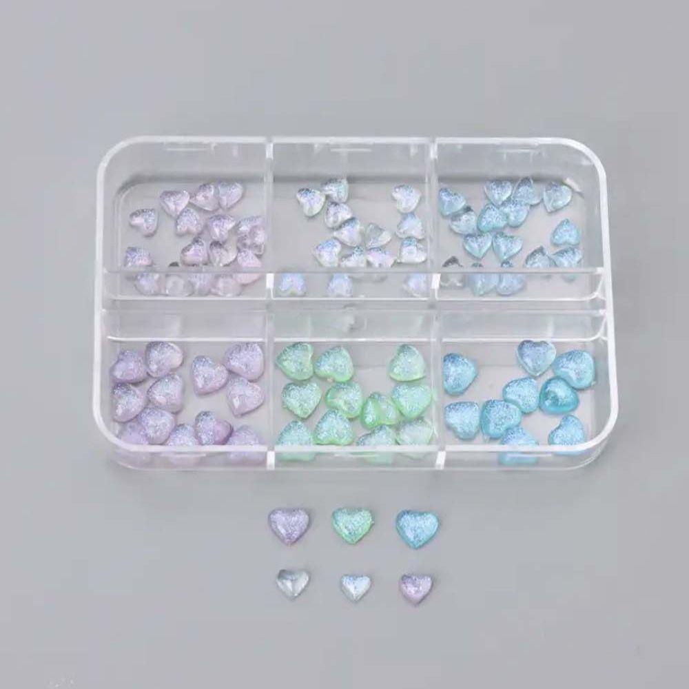 Mxbeauty Aurora Dekorasi Kuku Wanita Fashion Nail Charms Resin Manikur Aksesoris Hiasan Kuku Nail Jewelry