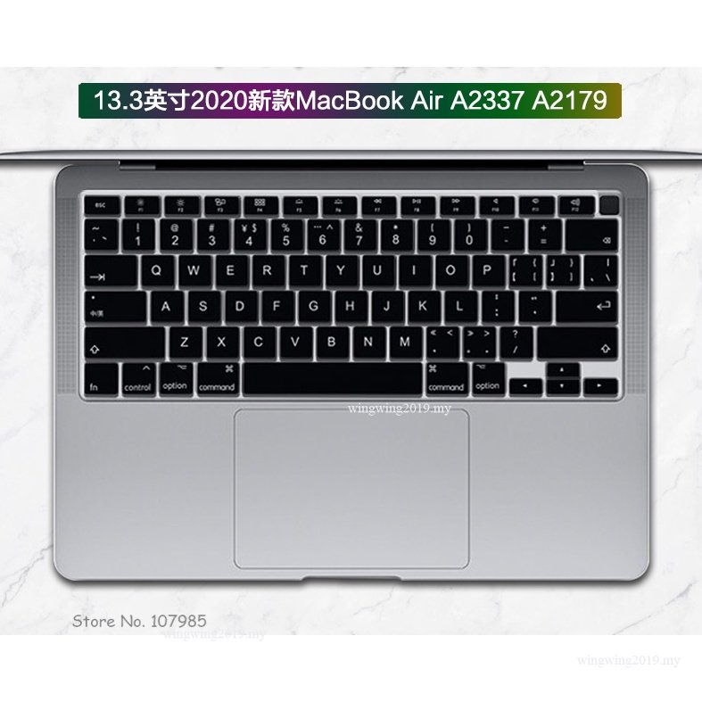 Cover Keyboard Silikon Ultra Tipis Kompatibel Untuk Film Keyboard Laptop A-pple macbook Air13 A2179 A2337 13.3 inch M1