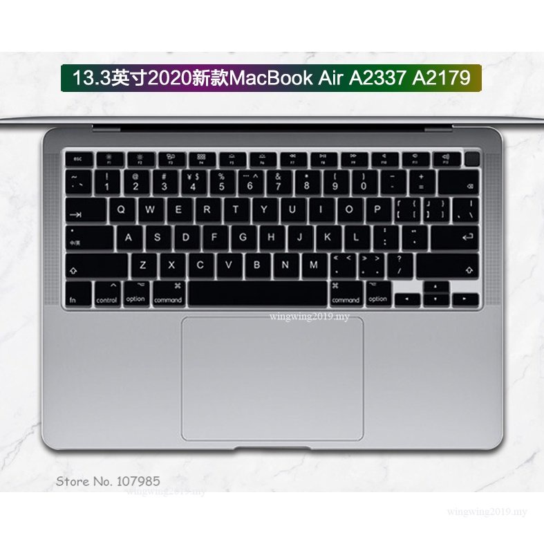 Cover Keyboard Silikon Ultra Tipis Kompatibel Untuk Film Keyboard Laptop A-pple macbook Air13 A2179 A2337 13.3 inch M1