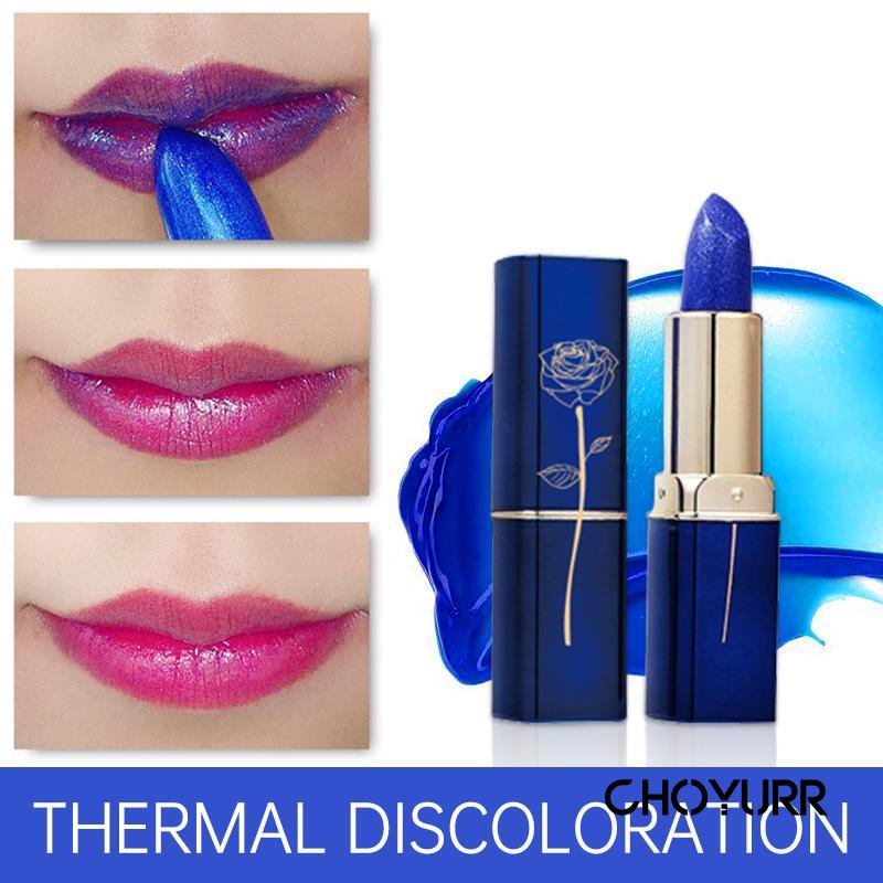 【COD】LESSXCOCO Lipstick Blue Color Changing Lip Gloss Moisturizing Waterproof Original-CH