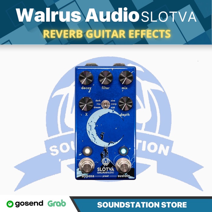 WALRUS AUDIO SLOTVA Reverb Guitar Effects Pedal | Efek Gitar