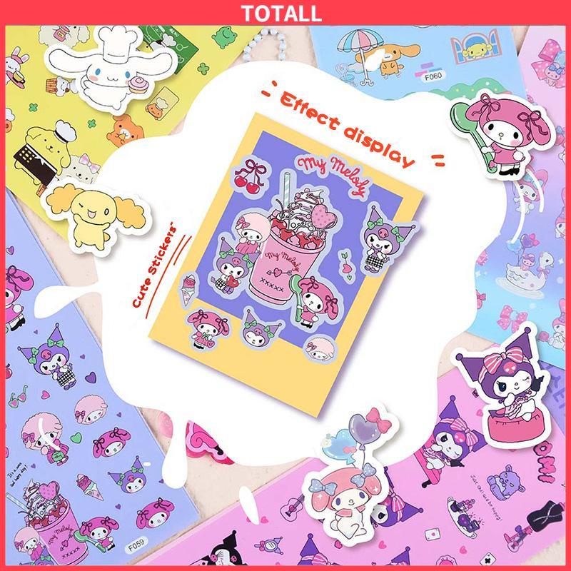 COD Stiker Koromi Waterproof Kartun Sanrio MELODY Untuk Diary Stiker Dekorasi DIY-Totall