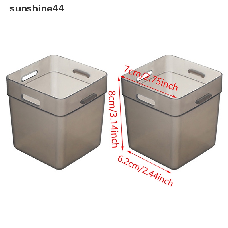 Sunshine 2Pcs Laci Kulkas Fridge Organizer Bin Snap-on Kotak Penyimpanan Kulkas ID