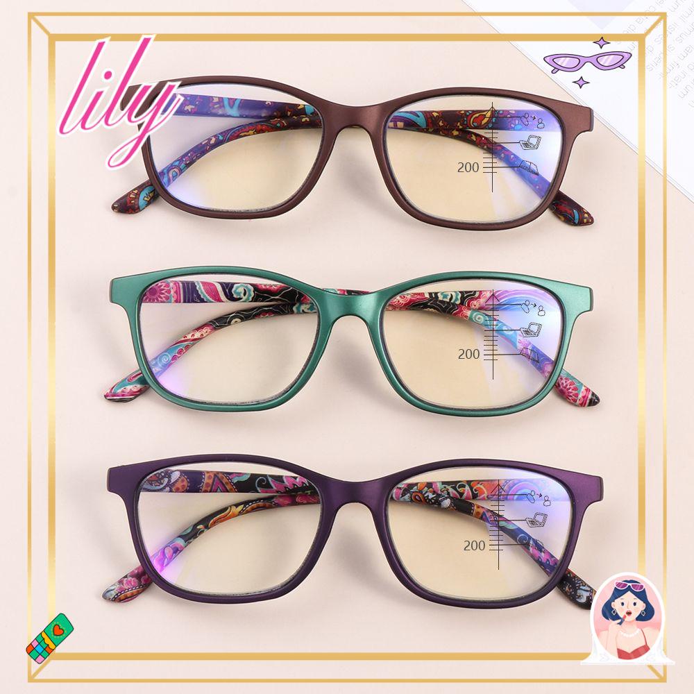 Lily Kacamata Baca Vision Care Kacamata Komputer Perlindungan UV Anti Kelelahan Mata Blue Light Blocking