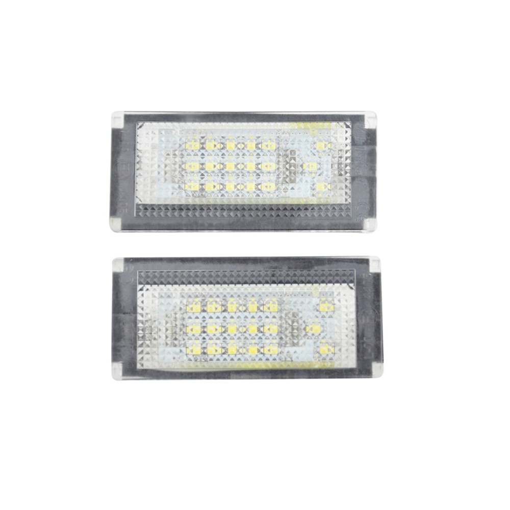 2pcs Lampu Plat Nomor LED Putih Kecerahan Tinggi Untuk Mini Cooper R50 2002-2006 Convertible R52 2004-2008 R53 2001-2006