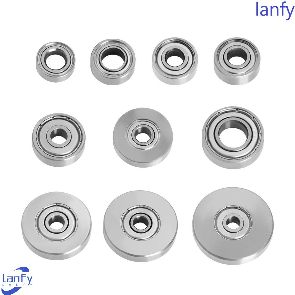 Lanfy Bantalan Aksesoris Kit Upper3Per8 Untuk Router Bits Head Tahan Lama Power Tool Accessories Steel Stop Ring