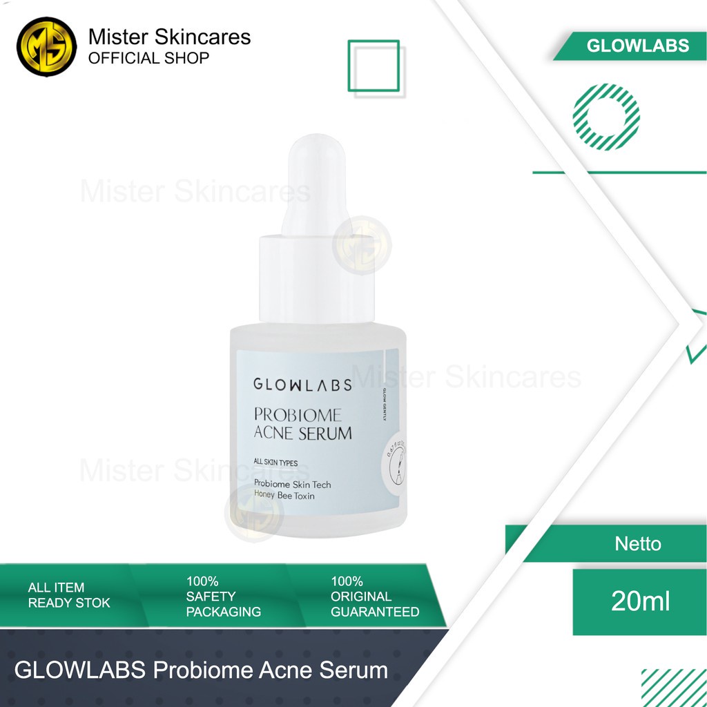 GLOWLABS Probiome Acne Serum 20ml - Serum Penghilang Jerawat