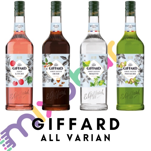 

Giffard Syrup All Varian 1000 ml I Sirup Minuman