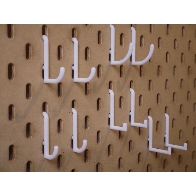 Pegboard hook pengait gantungan aksesoris papan berlubang ikea skadis