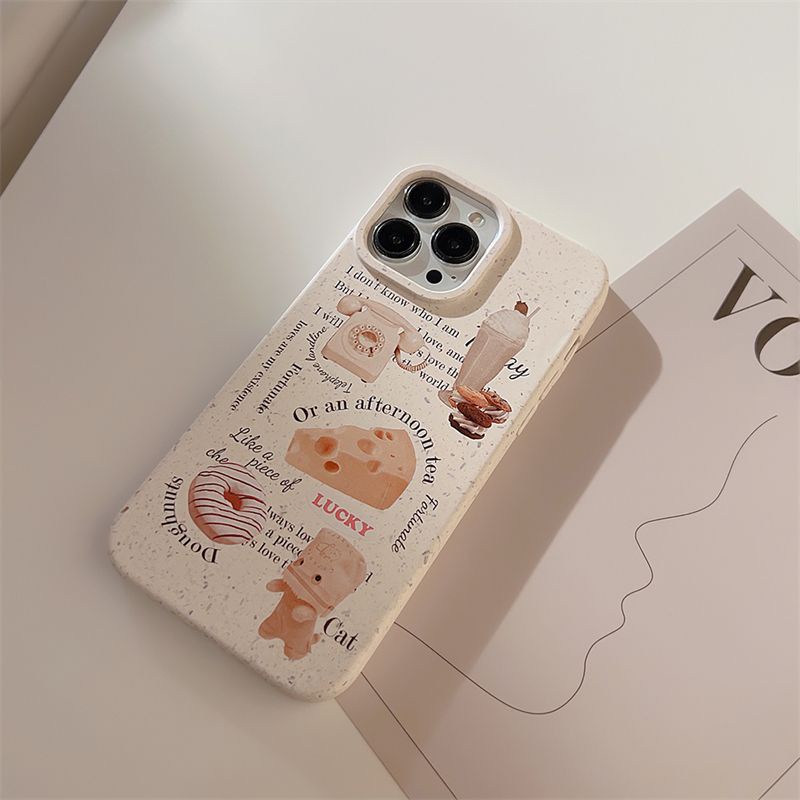 Cocok Untuk Iphone14 Pro Max iPhone Phone Case Ramah Lingkungan Degradable Phone Case Kamera Perlindungan Tahan Guncangan Kompatibel Dengan iPhone 13 13pro 13prm iPhone 11 7Plus 8Plus Xr XS 12 Pro Max Casing Ponsel