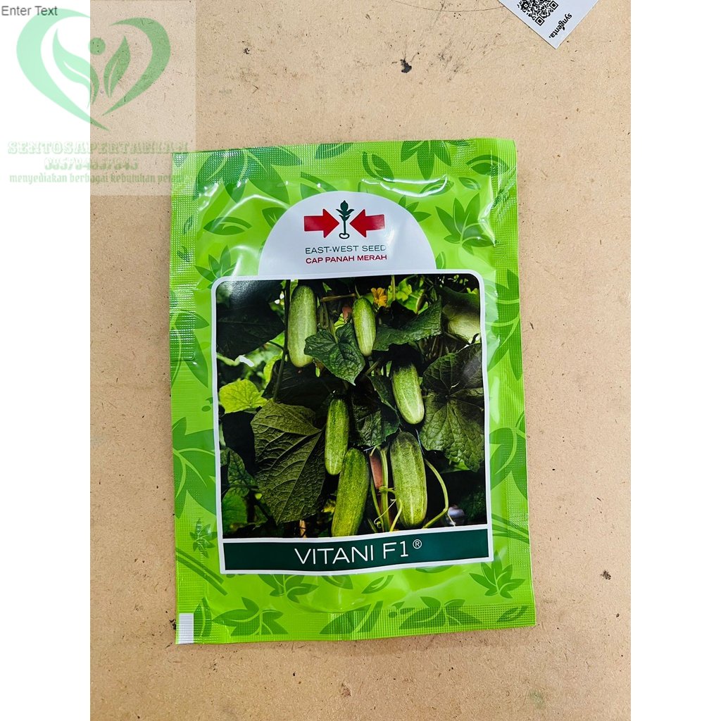 Benih mentimun Timun hibrida VITANI F1 isi 20gr dari CAP PANAH MERAH