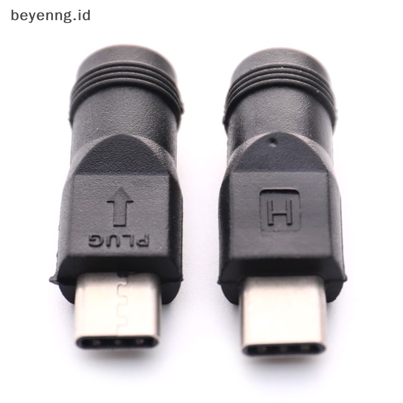 Beyen DC Power Adapter Converter 5.5x2.1mm Female Jack to USB Tipe C Male Connector ID