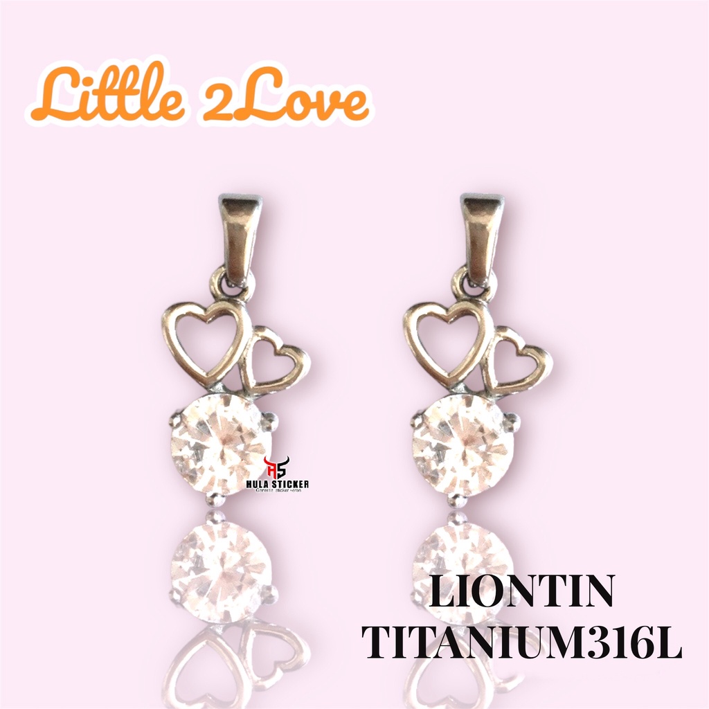 Kalung Liontin Titanium Stainless Steel Premium Anti Karat