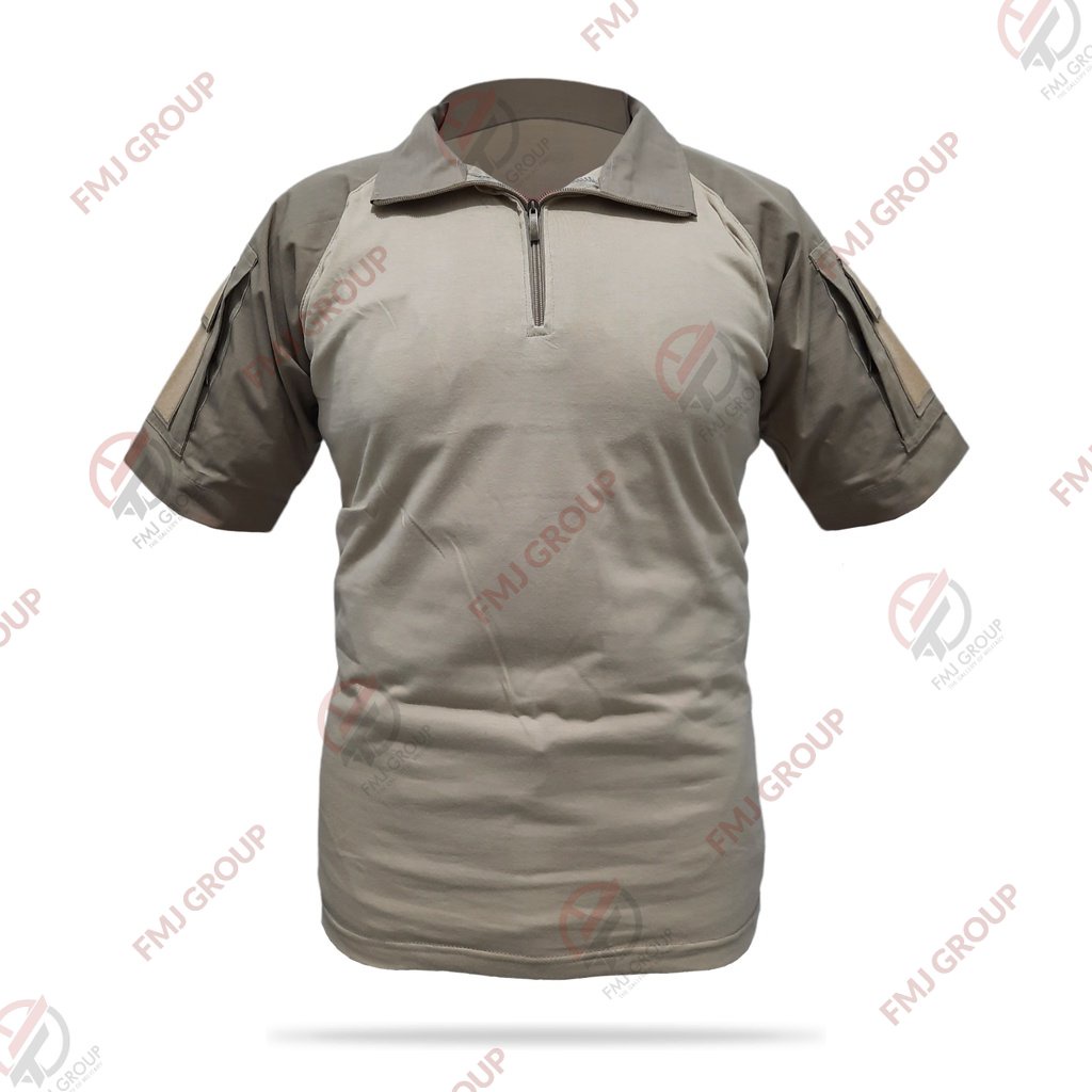 Kaos BDU Pendek combat shirt short cotton ripstop kaos Kerah