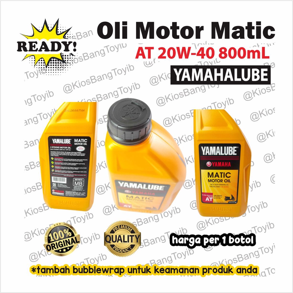 Oli Motor Matic Yamaha Yamalube ORI 20W 40 800mL 0.8L Engine Oil Matic