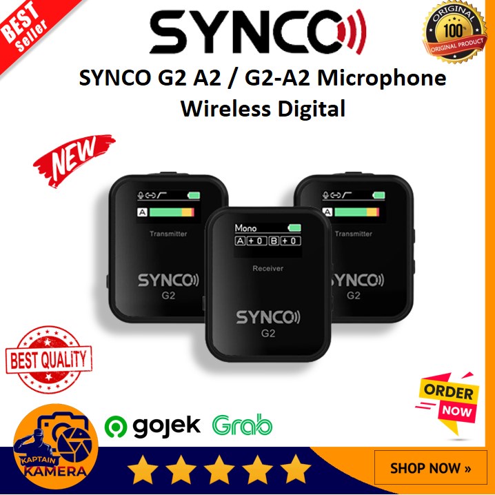 SYNCO G2 A2 / G2-A2 Microphone Wireless Digital