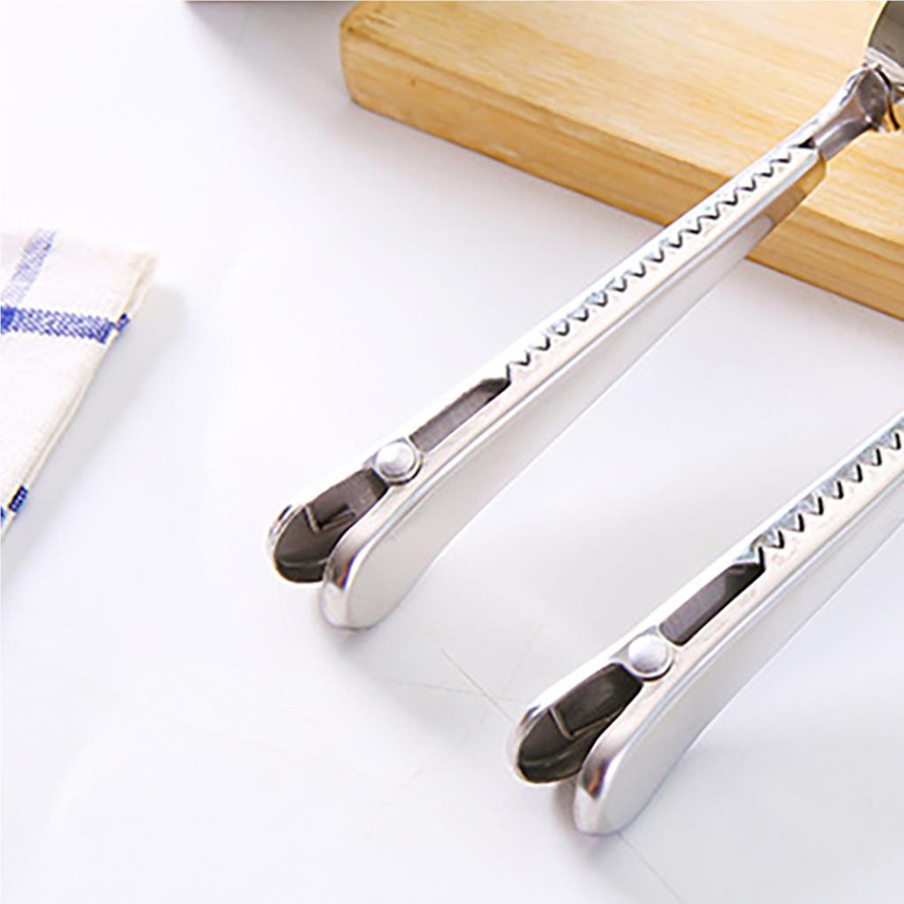Sendok Kopi Multifungsi Stainless Steel Perlengkapan Dapur Sendok Dengan Seal Klip Coffee Measuring Spoon