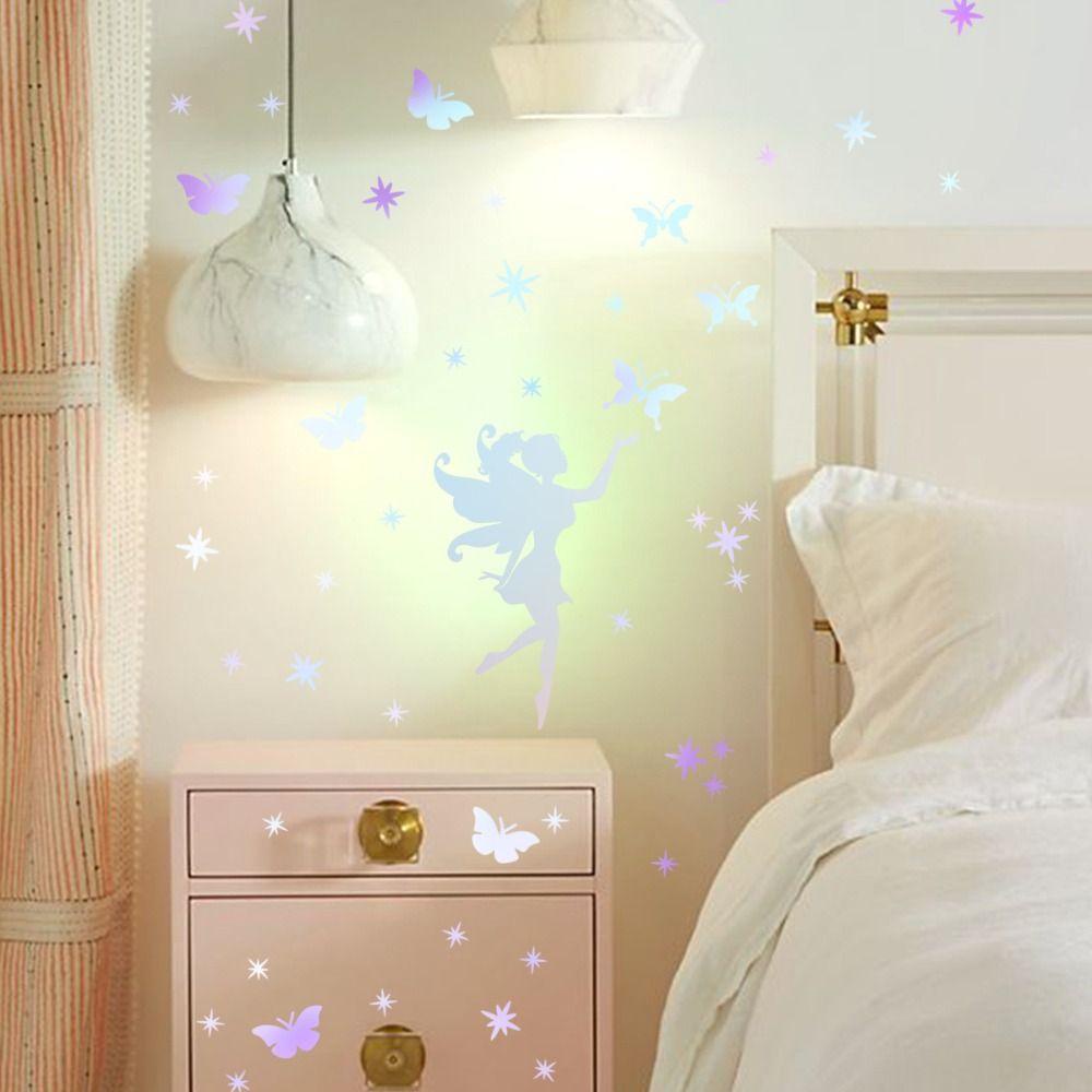 Populer Stiker Dinding Bercahaya DIY Dekorasi Rumah Kamar Tidur Anak Ruang Tamu Glow In Dark