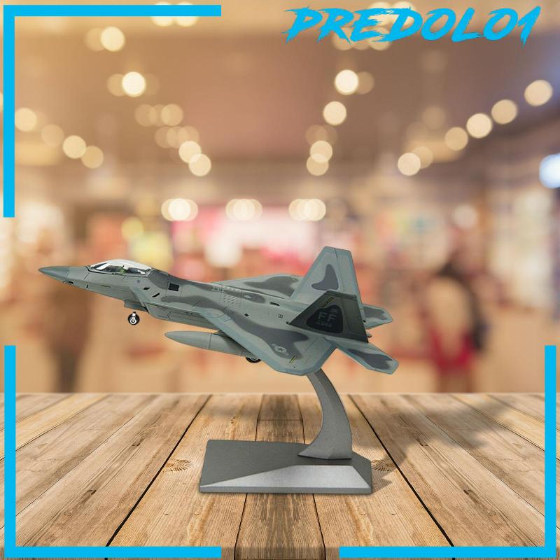 [Predolo1] Pesawat Model Display Fighter F22 Skala1 Untuk Rak TV Cabinet