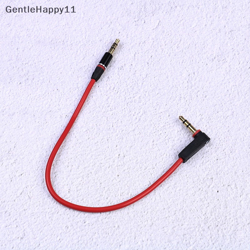 Gentlehappy 3.5mm Pendek 20cm Jack to Jack Kabel Aux Male to Male Kabel Audio Stereo Cord id