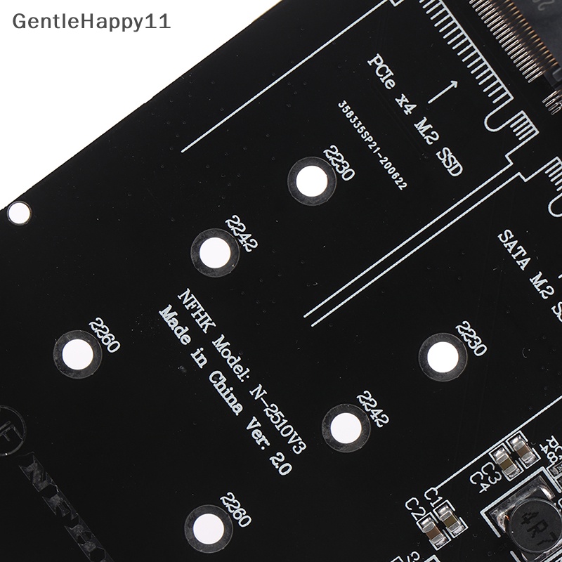 Gentlehappy SATA M.2 SSD to SAS Dan NVMe M.2 NGFF SSD Ke SFF-8639 Adapter Converter id
