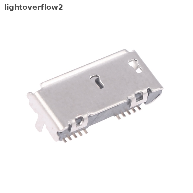 [lightoverflow2] 3pcs G42Y Micro USB 3.0 B Type SMT Female Socket Connector Untuk Hard Disk Drives Antarmuka Data [ID]