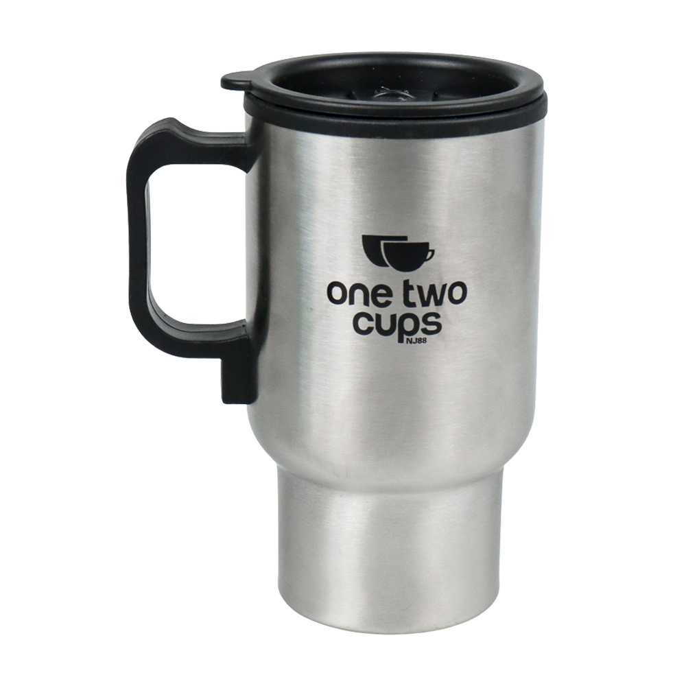 One Two Cups Gelas Insulasi Stainless Steel Pemanas 12V 450 ML - NJ88